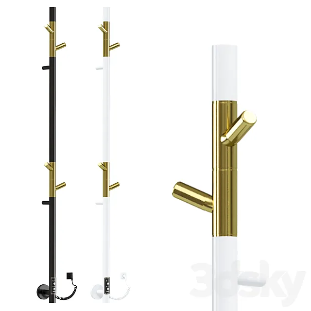 Electric heated towel rail Vincea VTD-1DB1E 3D Model