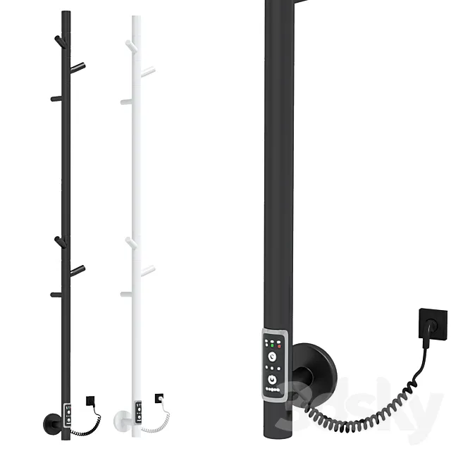 Electric heated towel rail Vincea VTD-1DBE 3D Model