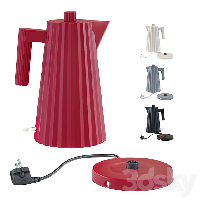 Electric kettle ALESSI PLISSE 3D Model