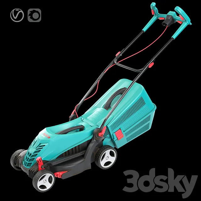 Electric lawn mower BOSCH ARM 36 3D Model