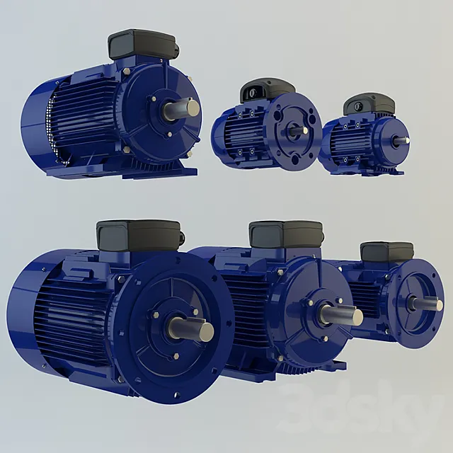 Electric Motor 3D Model