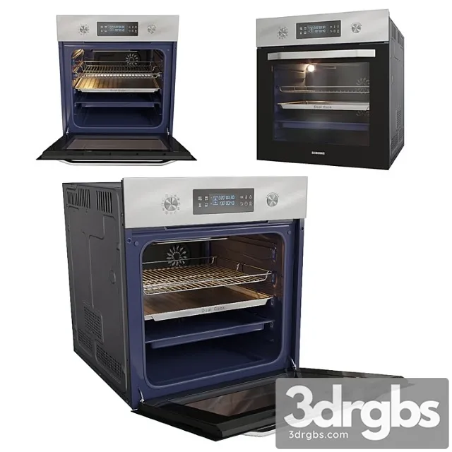 Electric Oven Samsung Hv64r3531bs 3D Model Free