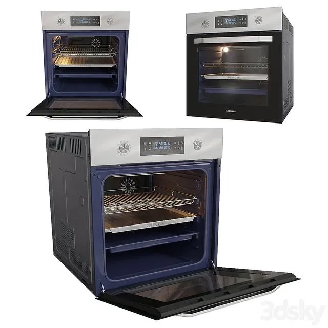 Electric oven Samsung NV64R3531BS 3D Model