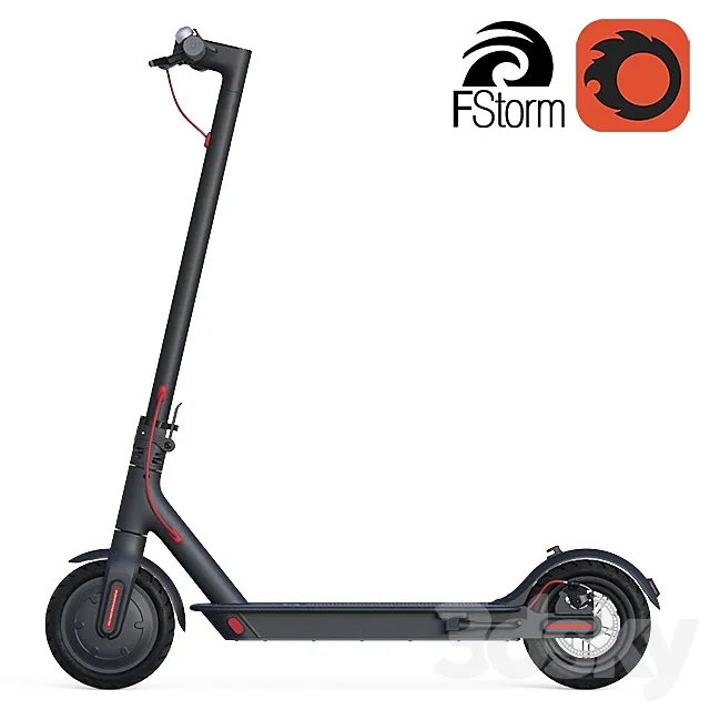 Electric scooter Xiaomi 3DModel