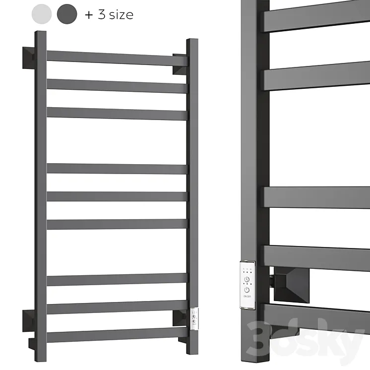 Electric towel warmer EWRIKA Penelope KV7 3D Model Free