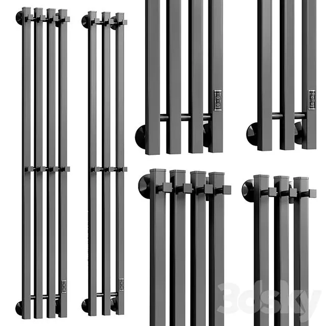 Electric towel warmer Margroid Inaro 3D Model