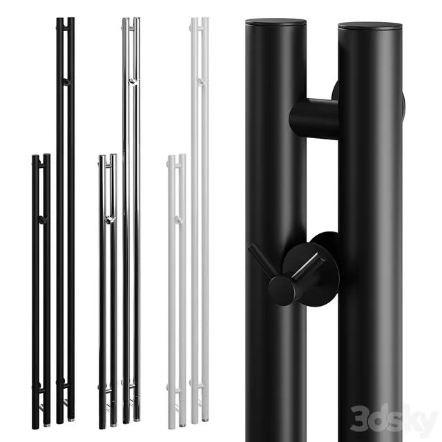 Electric towel warmer Sunerzha Nuance 3.0 120 180 3D Model