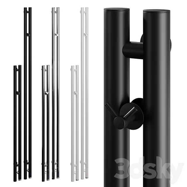 Electric towel warmer Sunerzha Nuance 3.0 120_180 3D Model