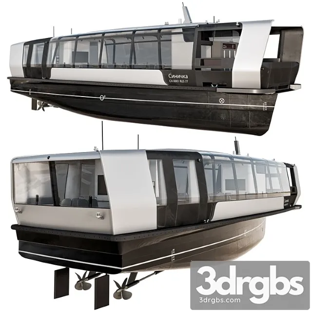 Electric Water Tram 4 3D Model Free