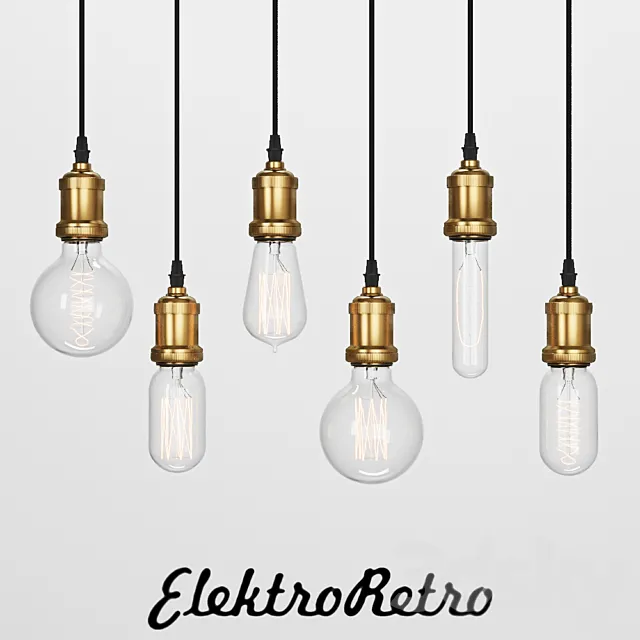 Electro Retro Bulps 3DModel