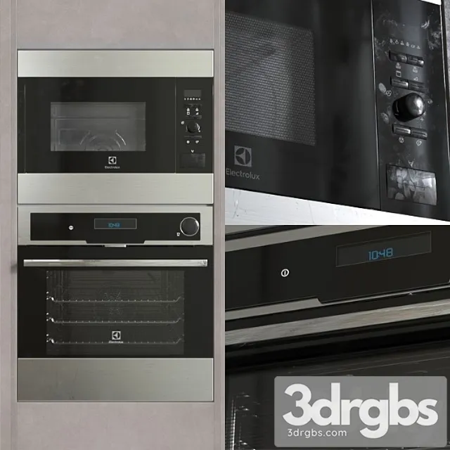Electrolux Ems 17006ox Electrolux Eob 8851aax 3 3D Model Free