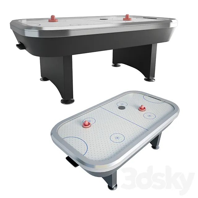 Electronic air hockey 3D Model