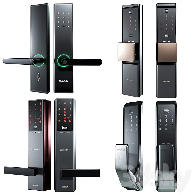 Electronic lock 3D Model