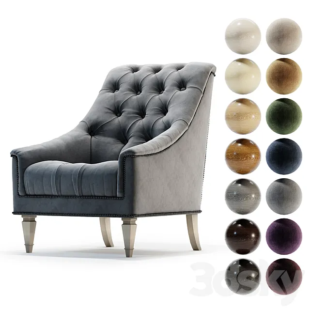 Elegance armchair 3D Model