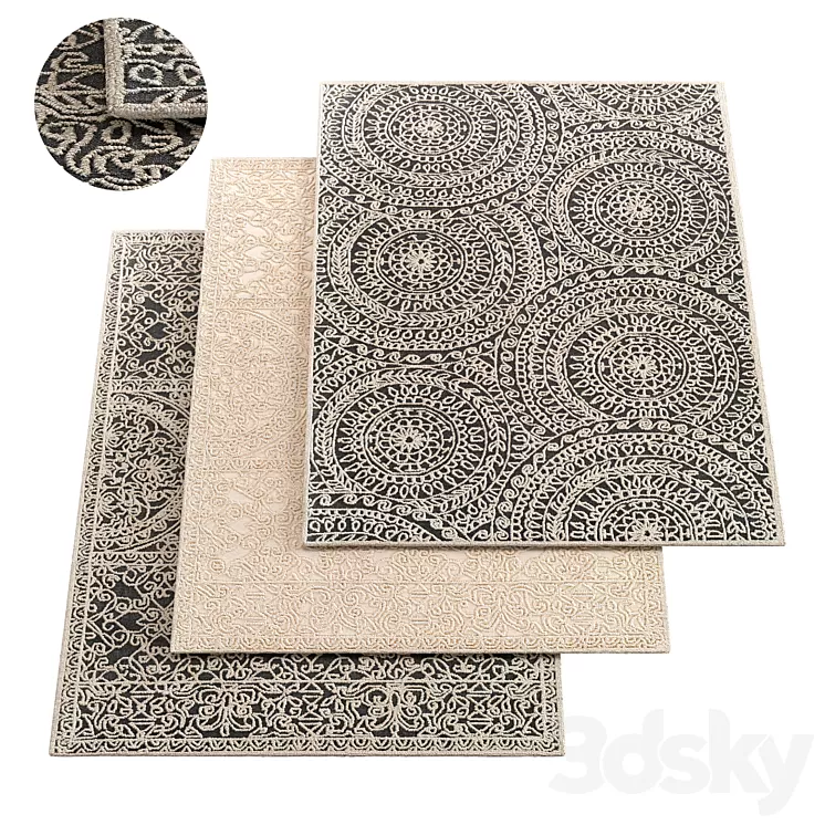 Elegance rug 3D Model