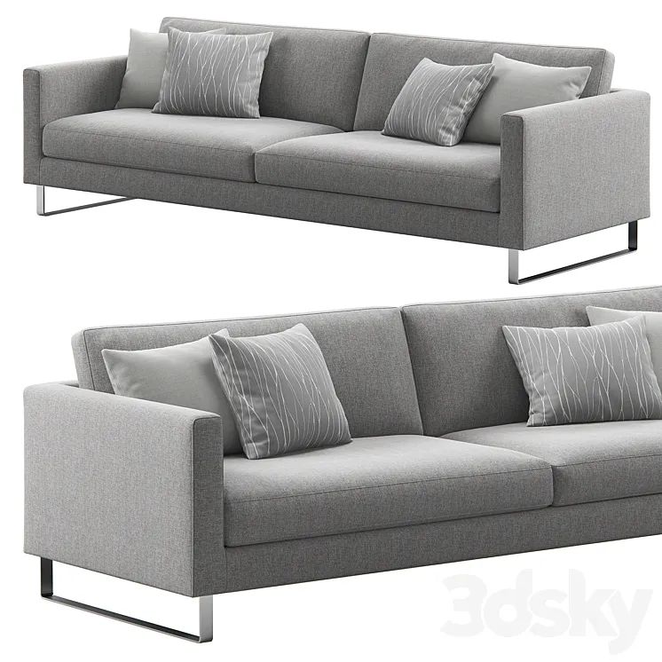 Elegance Sofa by Prostoria 3D Model Free