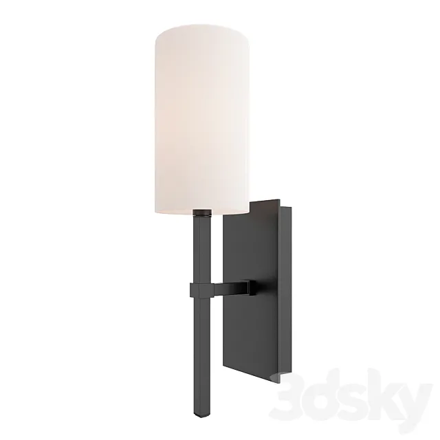 ELEGANT MINIMALIST SCONCE - 1 LIGHT 3D Model