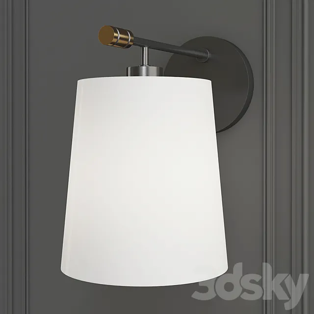 Elegant wall lamp 3D Model