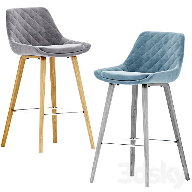 Element _ Joan bar stool 3D Model