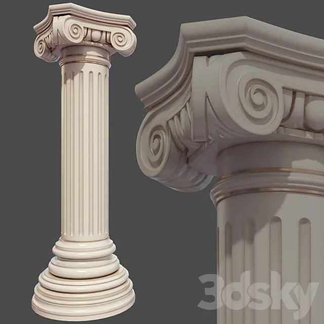 Element Сhive Сristian 3D Model