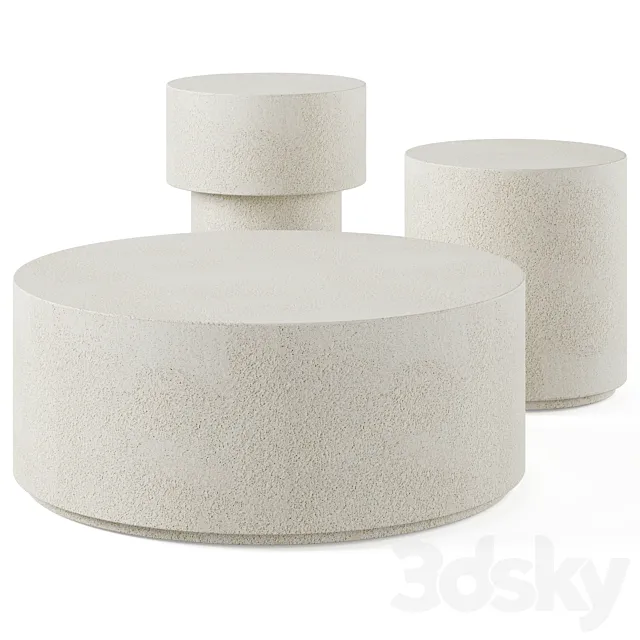 Elements coffee table by Ethnicraft 3D Model