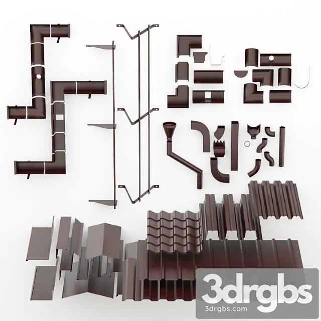 Elements Of A Roof 3D Model Download