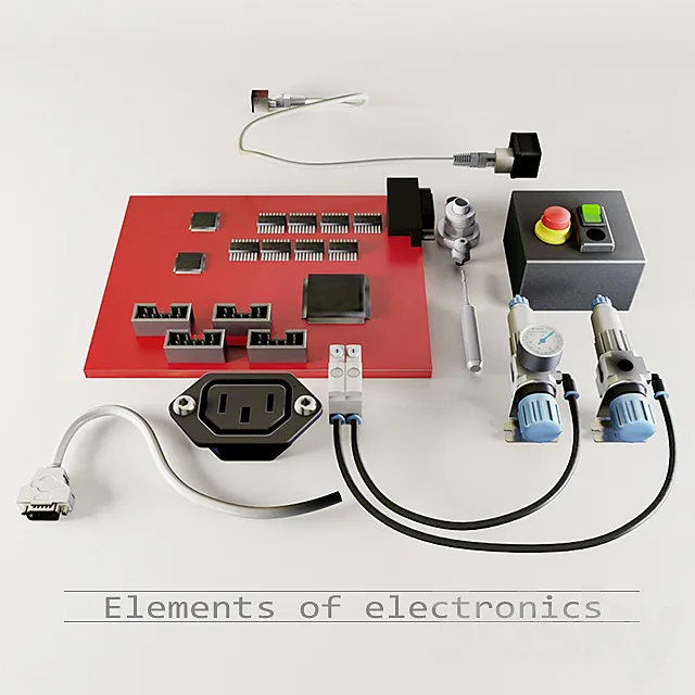 Elements of electronics 3D Model