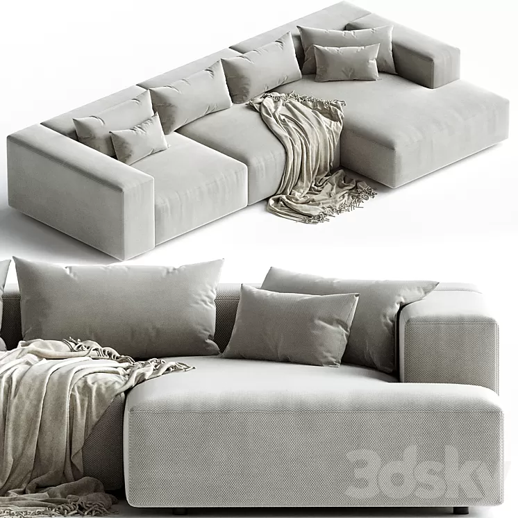 Eleonore 330x170cm modular sofa 3D Model Free