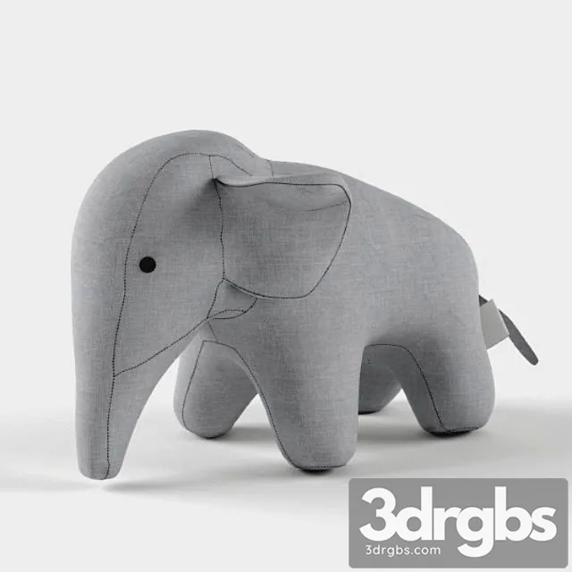 Elephant Toy 3D Model Free