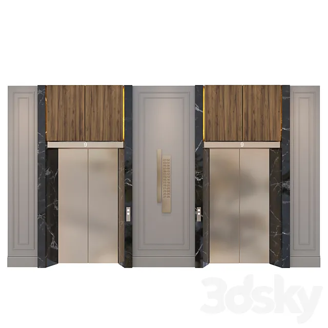 Elevator 4 3D Model