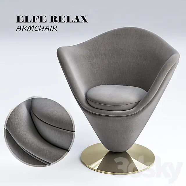 elfe relax armchair 3D Model