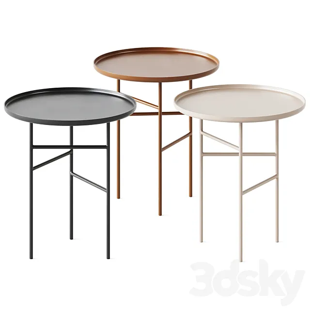 Elgin Accent Table by Project 62 3D Model