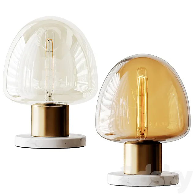 Eliana Glass Table Lamp 3DModel