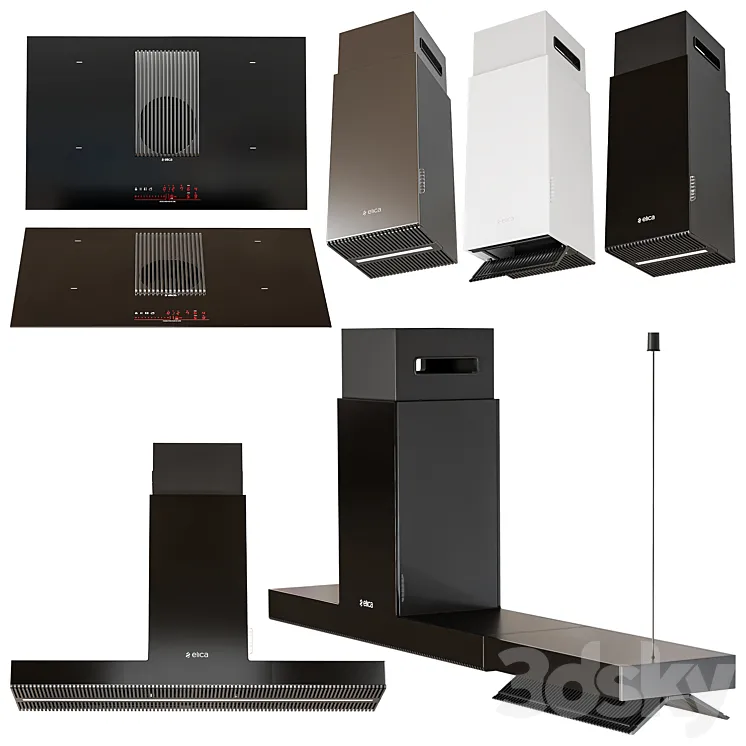Elica Appliances Set 4 3D Model Free