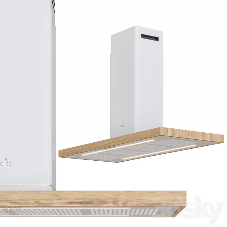 Elica Bio Island Hood 3D Model