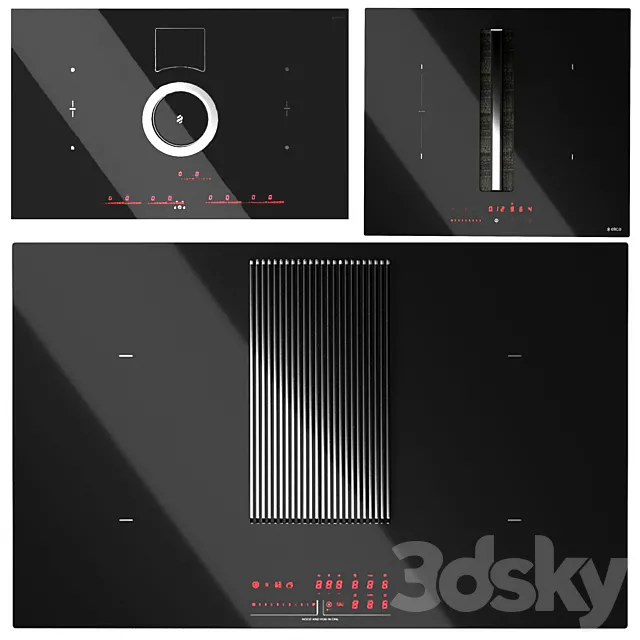 Elica hobs set 3D Model