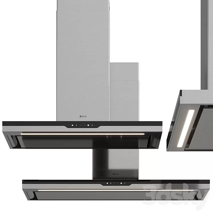 Elica Meteorite Wall Hoods 3D Model