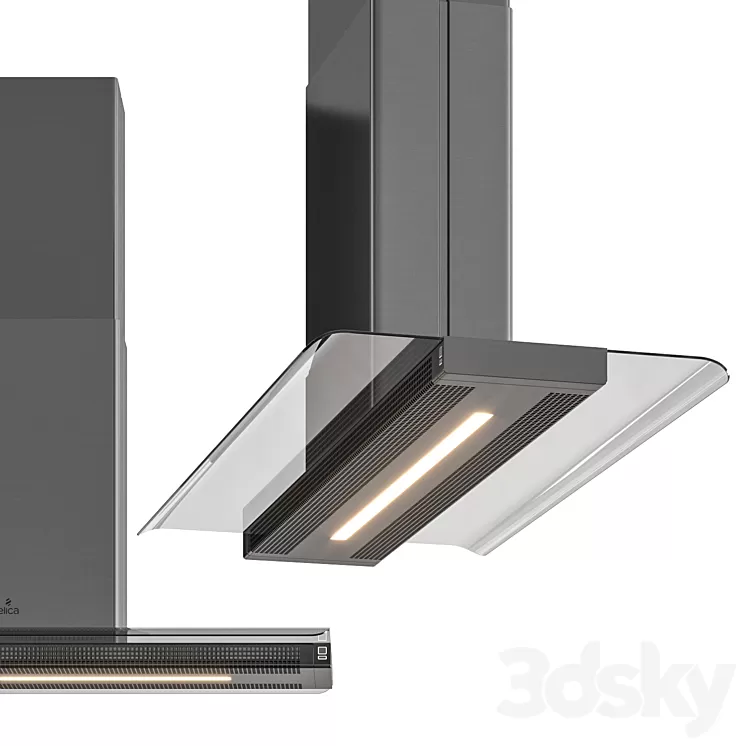 Elica Serendipity Island Hood 3D Model