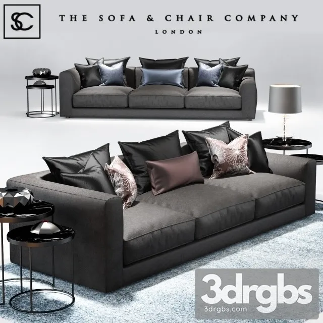 Elis sofa 02 3D Model Free