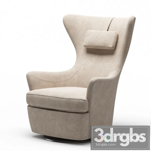 Elisabeth Flexform Armchair 3D Model Free