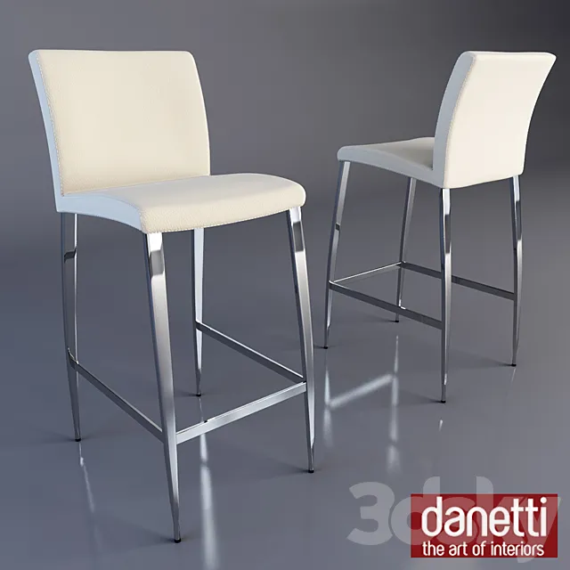 elise bar stool 3D Model
