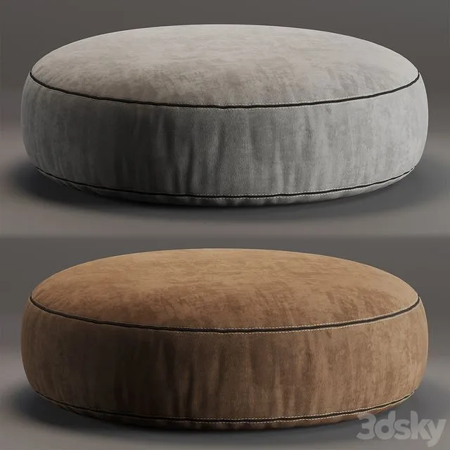ELISE R&D Poliform pouf 3D Model