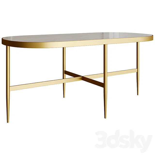 Elisenda coffee table 3D Model