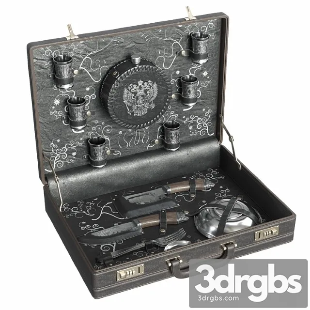 Elite picnic set 3D Model Free