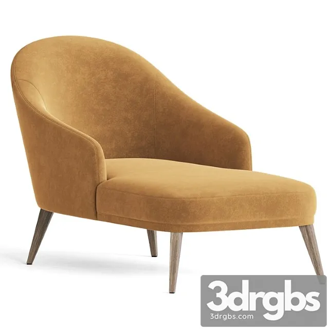 Eliza Chaise Lounge 3D Model Free
