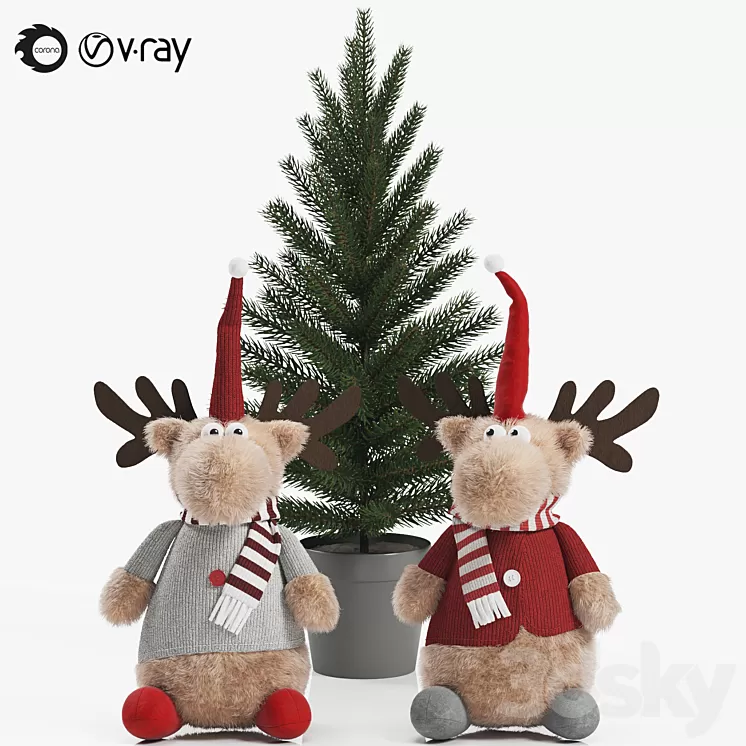 Elk AKE Jysk 3D Model