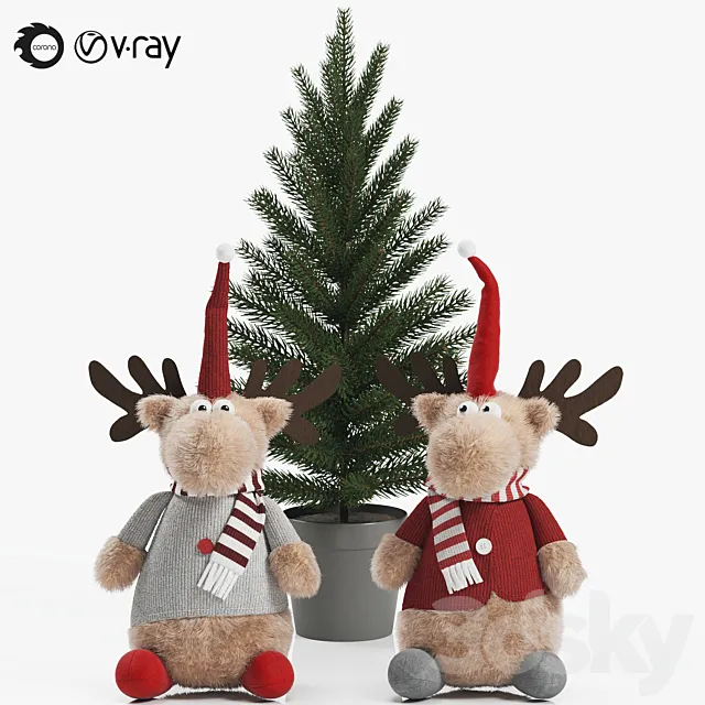 Elk AKE Jysk 3DModel