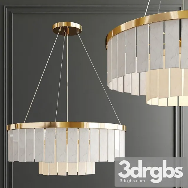 Elk orchestra chandelier 3D Model Free