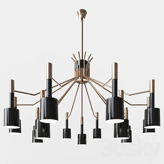 Ella 6 Pendant Light 3DModel