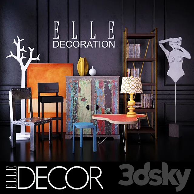 ELLE Decor 3DModel